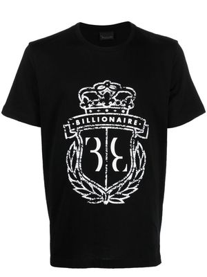 Billionaire logo-print detail T-shirt - Black