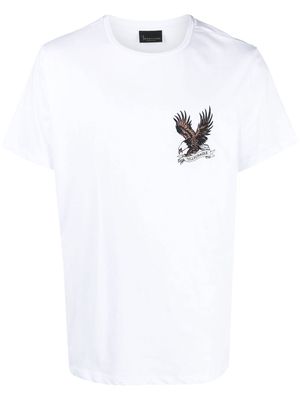 Billionaire logo-print short-sleeved T-shirt - White