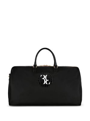 Billionaire logo-print travel bag - Black