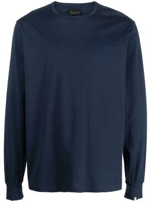 Billionaire Maco long-sleeve T-shirt - Blue