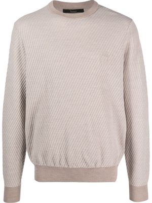 Billionaire ribbed merino-wool jumper - Neutrals