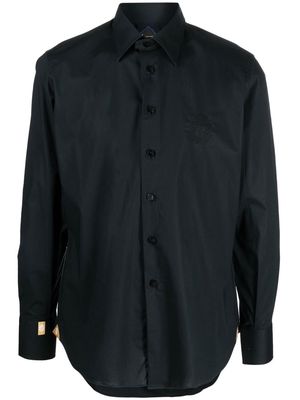 Billionaire Silver Cut cotton shirt - Black