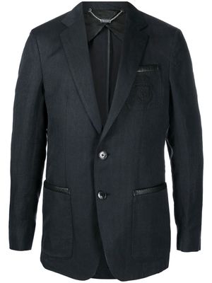 Billionaire single-breasted tailored blazer - Black