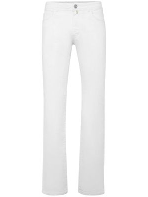 Billionaire straight-leg cotton jeans - White