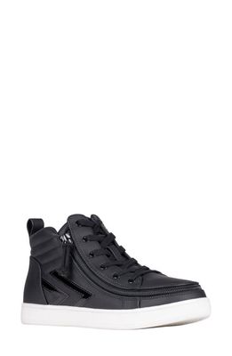 BILLY Footwear CS Mid Sneaker in Black/Patent