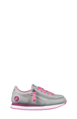 BILLY Footwear Jogger Sneaker in Grey/Fuschia