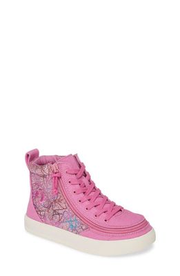 BILLY Footwear Kids' Classic Hi-Rise Sneaker in Pink Print