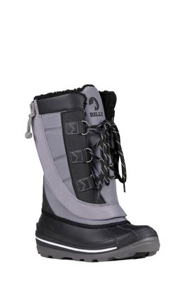 BILLY Footwear Kids' Ice Snow Boot II in Black /Grey