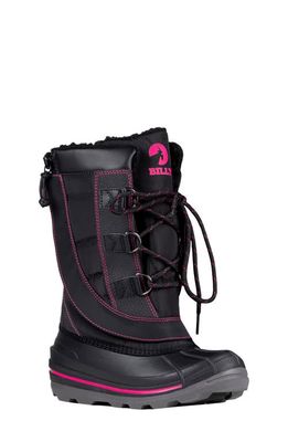 BILLY Footwear Kids' Ice Snow Boot II in Black/Pink