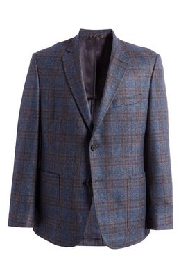 Billy Reid Check Wool Sport Coat in Blue Multi