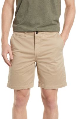 Billy Reid Men's Cotton Blend Chino Shorts in Khaki