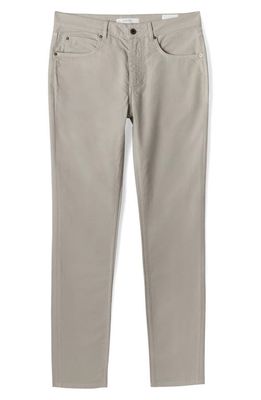 Billy Reid Moleskin Slim Fit Five Pocket Pants in Grey