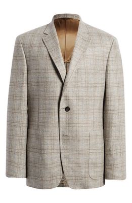 Billy Reid Plaid Wool & Cashmere Sport Coat in Grey