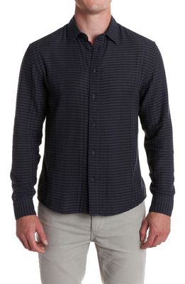 Billy Reid Tuscumbia Plaid Button-Up Shirt in Blue/Black