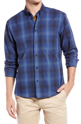 Billy Reid Tuscumbia Standard Fit Plaid Button-Down Shirt in Blue/Navy