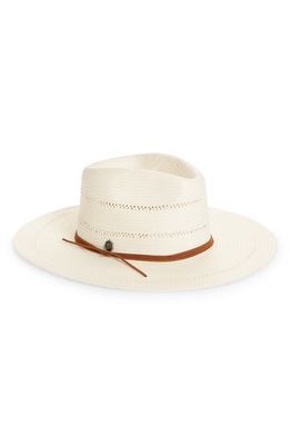 Biltmore Vintage Couture Adore You Straw Fedora in Natural