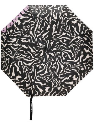 Bimba y Lola abstract-pattern print umbrella - Black