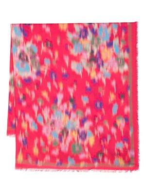 Bimba y Lola abstract-print scarf - Pink