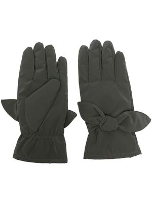 Bimba y Lola bow-detailing gloves - Green