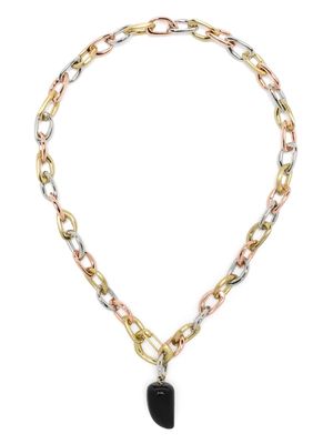 Bimba y Lola chain-link necklace - Black