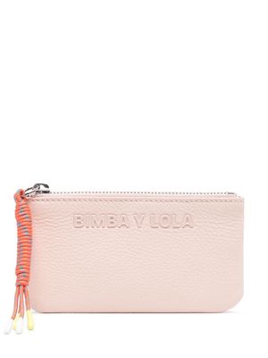 Bimba y Lola cord-pull leather coin purse - Pink