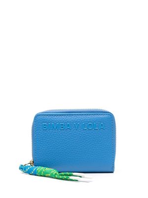 Bimba y Lola cord-pull leather purse - Blue