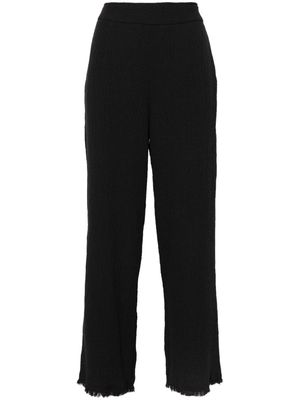 Bimba y Lola crinkled cropped trousers - Grey