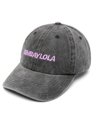 Bimba y Lola embroidered-logo detail baseball cap - Black