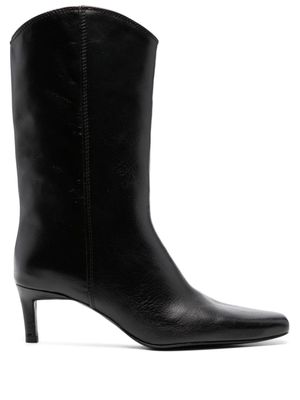Bimba y Lola Gaucho 60mm leather boots - Black