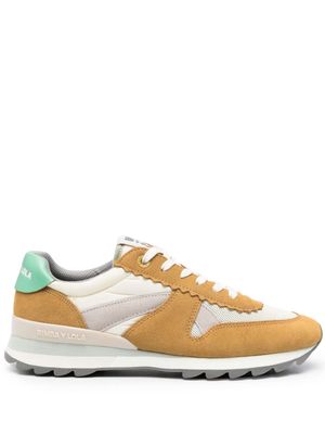 Bimba y Lola lace-up panelled sneakers - Brown