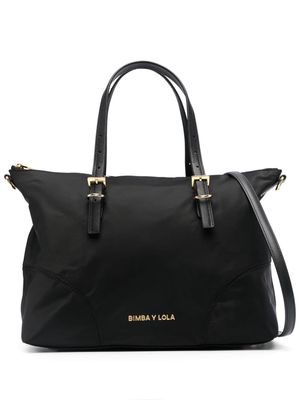 Bimba y Lola large Crossbody tote bag - Black