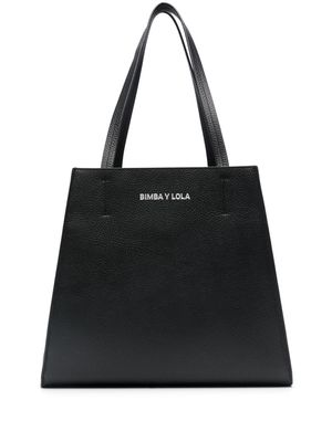 Bimba y Lola large Shopper tote bag - Black