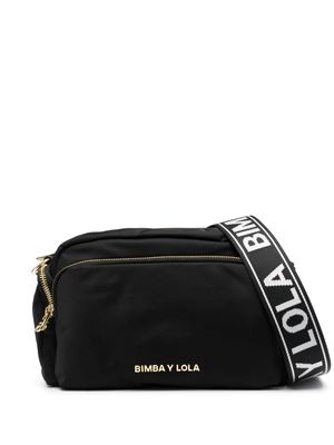 Bimba y Lola logo-embellished multi-pocket crossbody bag - NEGRO