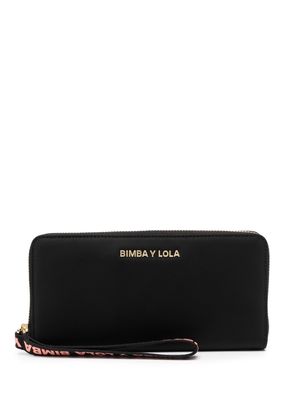 Bimba y Lola logo-lettering purse - Black
