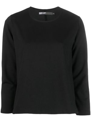 Bimba y Lola long-sleeve knitted T-shirt - Black