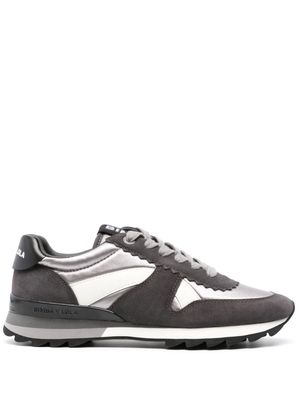 Bimba y Lola low-top panelled sneakers - Silver