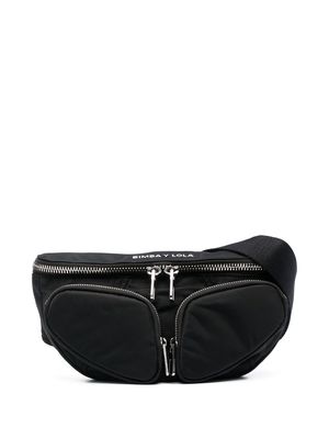 Bimba y Lola multi-pocket belt bag - Black