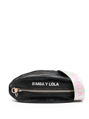 Bimba y Lola Pelota leather crossbody bag - NEGRO