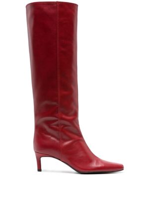 Bimba y Lola x Palomo Spain Gaucho 60mm leather boots - Red