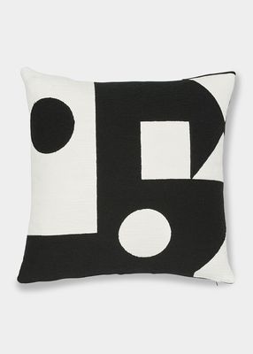 Binary Embroidery Pillow