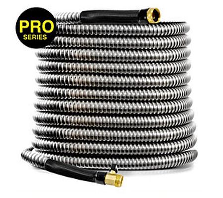 Bionic Steel Pro 50' Stainless Steel Hose with rass Nozzle