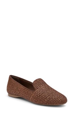 Birdies Starling Raffia Flat in Coffee Raffia 