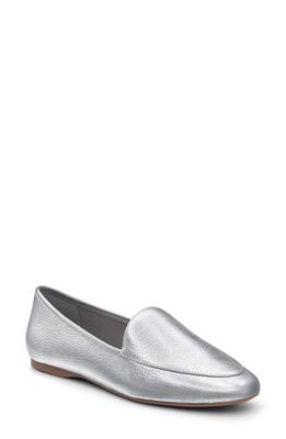 Birdies Vesper Flat in Silver Leather