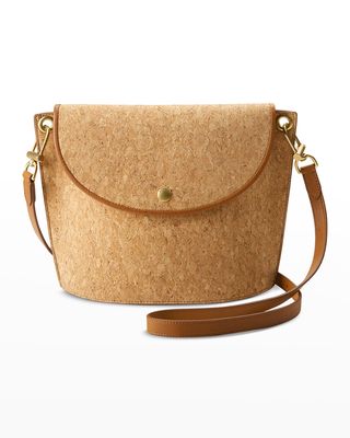 Birdy Cork & Leather Bucket Bag