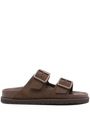 Birkenstock 1774 Arizona suede slides - Brown