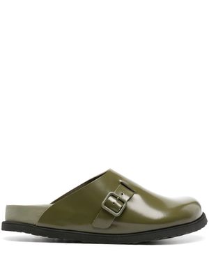 Birkenstock 33 Dougal leather slippers - Green