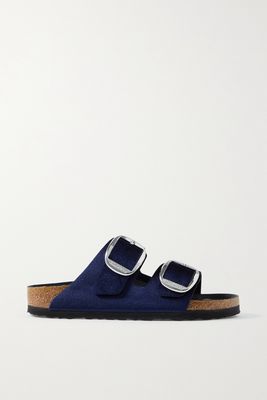 Birkenstock - Arizona Bb Velvet Sandals - Blue