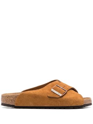 Birkenstock Arosa suede sandals - Brown