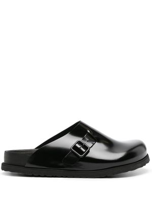 Birkenstock Boston leather slippers - Black