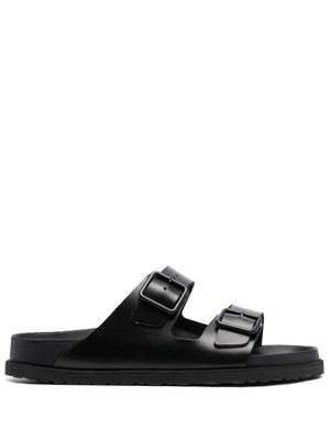 Birkenstock double-buckle slip-on sandals - Black
